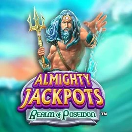 Almighty Jackpots – Realm of Poseidon by Novomatic, showcased at bet-ninjas.nl – game logo