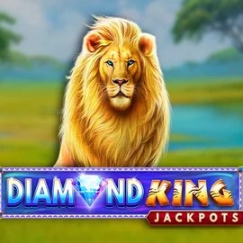 Diamond King Jackpots slot visual from SpinPlay Games available on bet-ninjas.nl