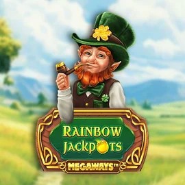 Rainbow Jackpots Megaways game by Red Tiger Gaming – logo hosted on Betninja Casino
