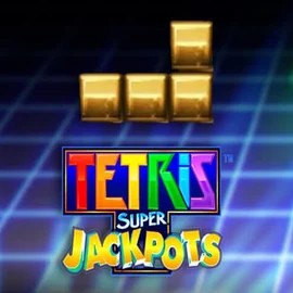 Tetris Super Jackpots slot visual from WMS available on bet-ninjas.nl